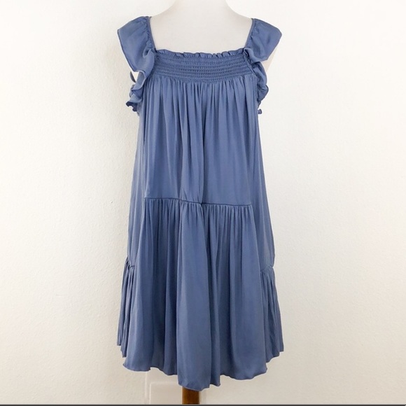 NWT Free People Want Your Love Slip in Vintage Blue - Picture 2 of 13